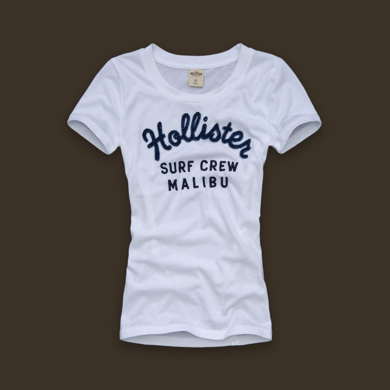 Hollister Mujeres De Cuello Redondo Corto Remera HCO4800